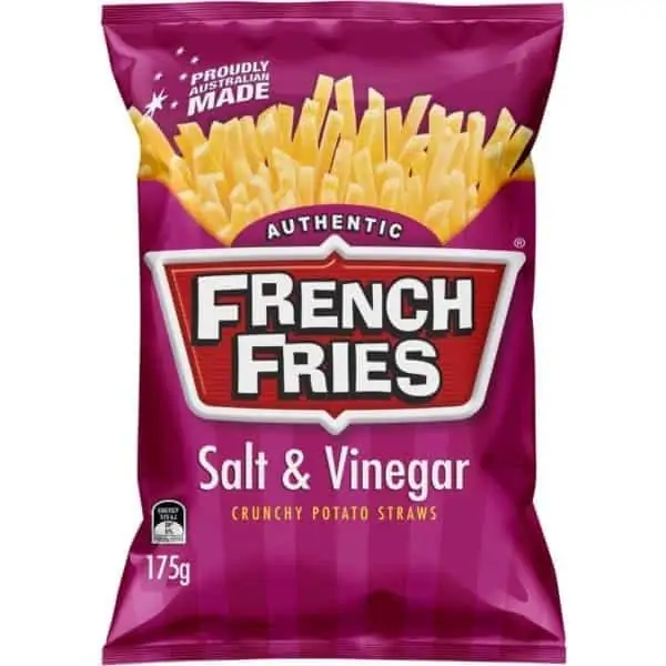 french fries salt vinegar 175g