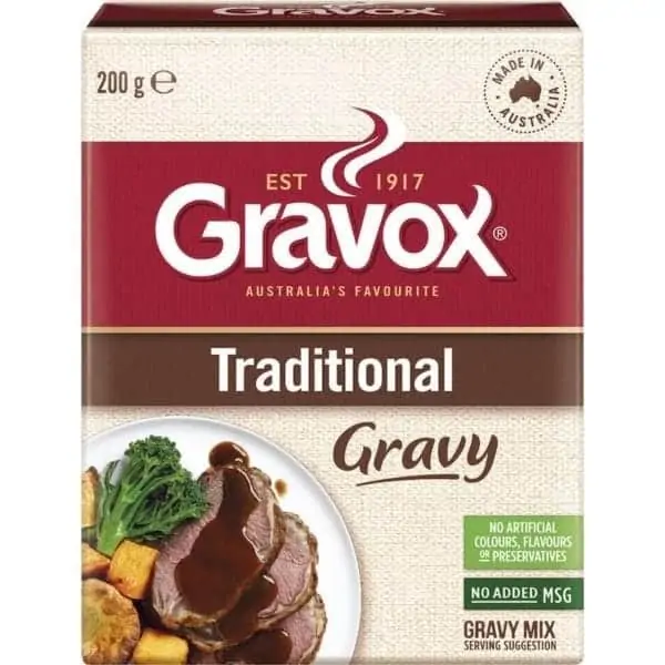 gravox gravy powder traditional 200g