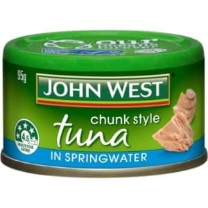 john west tuna tempter chunky springwater 95g