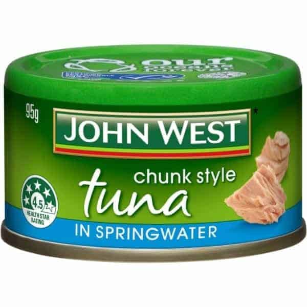 john west tuna tempter chunky springwater 95g