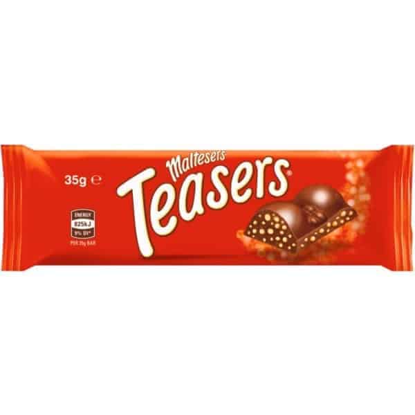 maltesers teasers milk chocolate bar 35g
