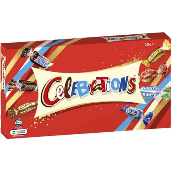 mars chocolate gift celebrations box 320g