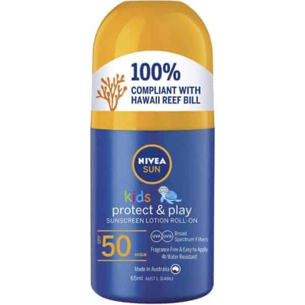 nivea sun kids spf 50 sunscreen roll on 65ml