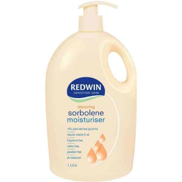 redwin sorbolene body moisturiser with vitamin e 1l
