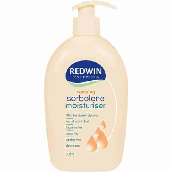 redwin sorbolene body moisturiser with vitamin e 500ml