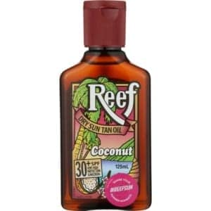 reef tanning oil coconut spf 30 125ml