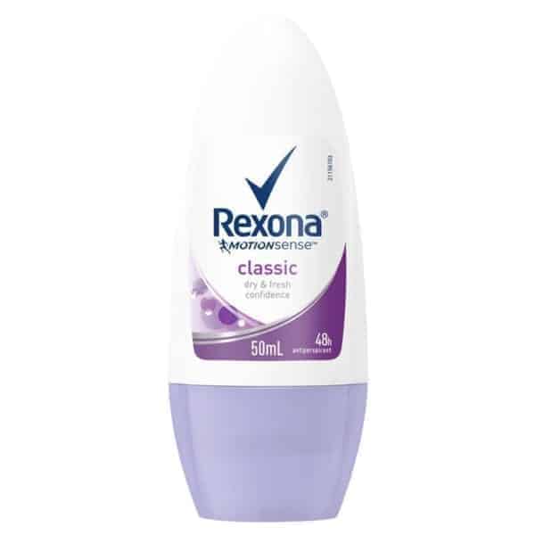 rexona women antiperspirant roll on deodorant classic 50ml