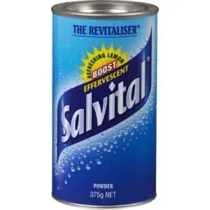 salvital refreshing lemon boost effervescent powder 375g