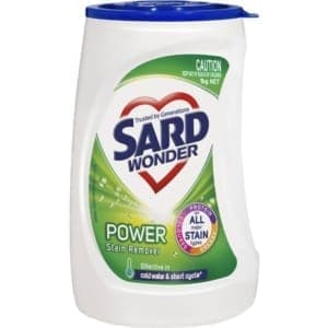 sard wonder inwash soaker eucalyptus power stain remover 1kg