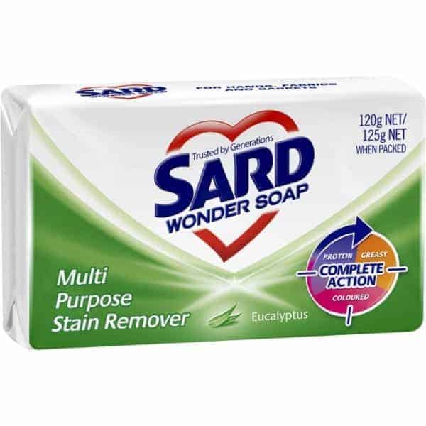sard wonder laundry soap eucalyptus 125g