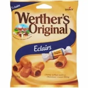 werthers toffee eclairs 100g