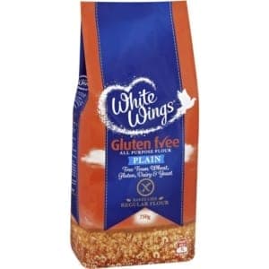 white wings plain flour mix gluten free 750g