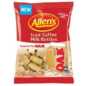 allens inspired by oak iced coffee milk bottles