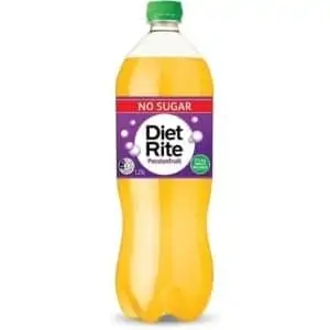 diet rite soft drink passionfruit bottle 125l
