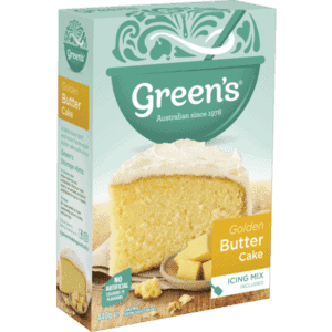 greens cake mix traditional golden butter 440g