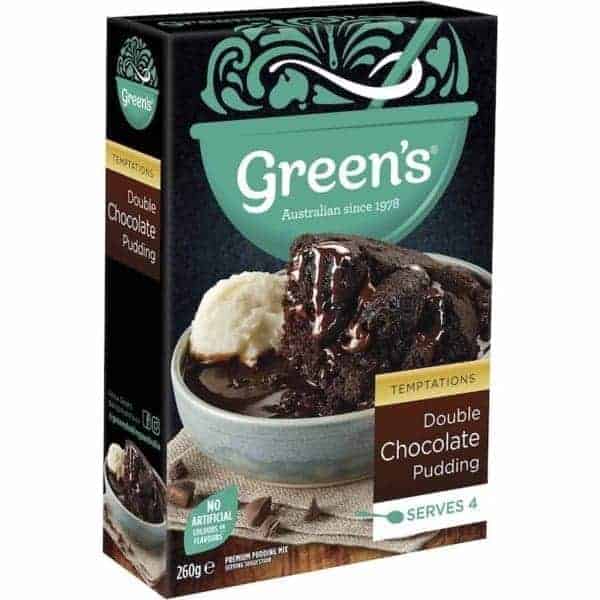 greens premium chocolate pudding 260g