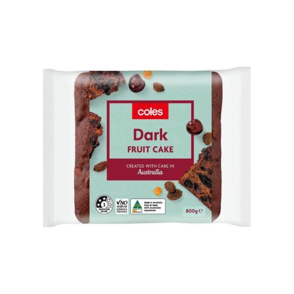 Traditional Dark Fruit Cake 800g
