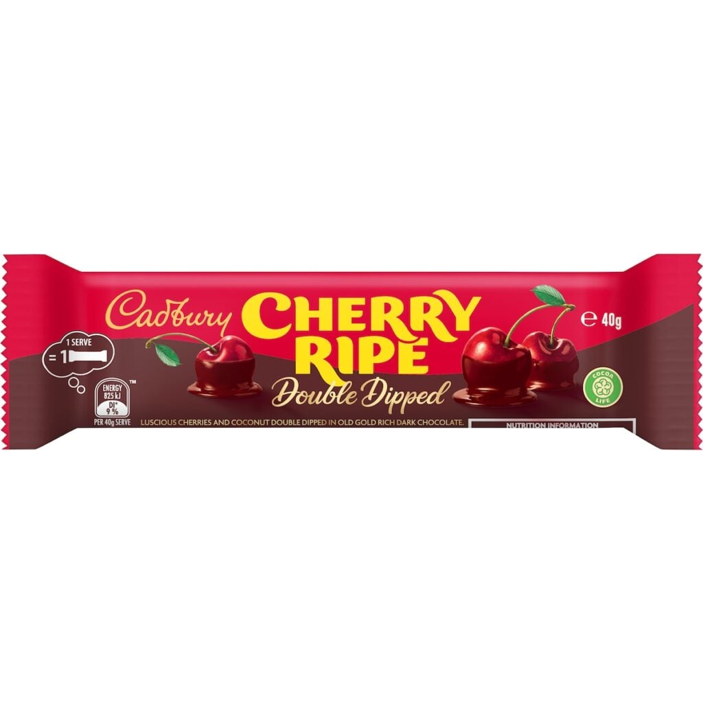 Buy Bulk Cadbury Cherry Ripe Double Dipped 40g bar ($2.50 each x 12 ...