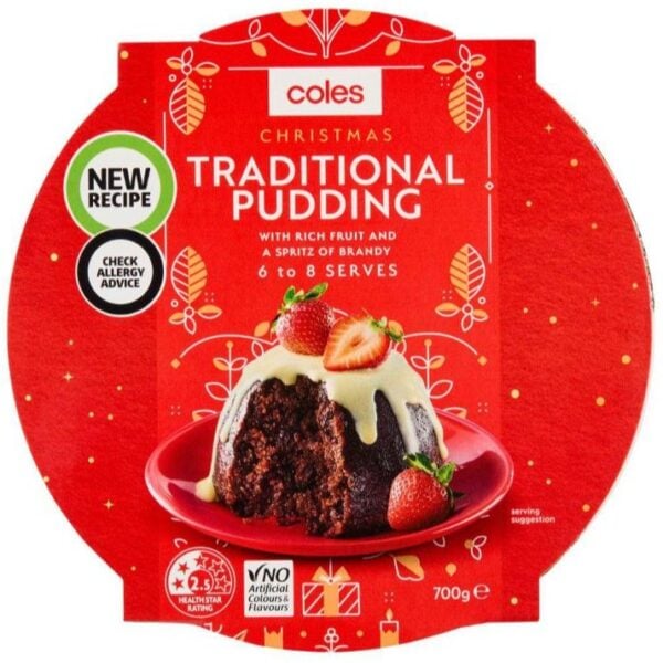 Traditional Fruit Christmas Pudding 700g