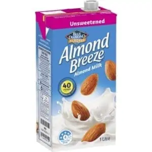 almond breeze unsweetened almond milk 1l
