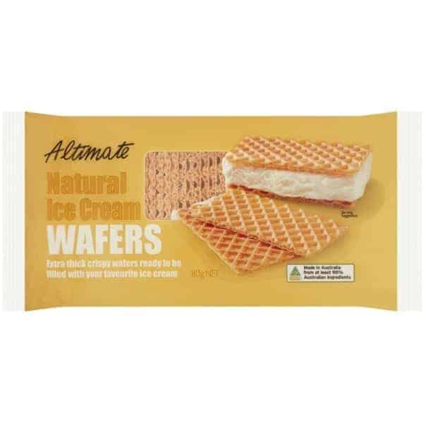 altimate extra thick ice cream wafers 80g