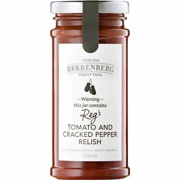 beerenberg relish tomato cracked pepper 265g
