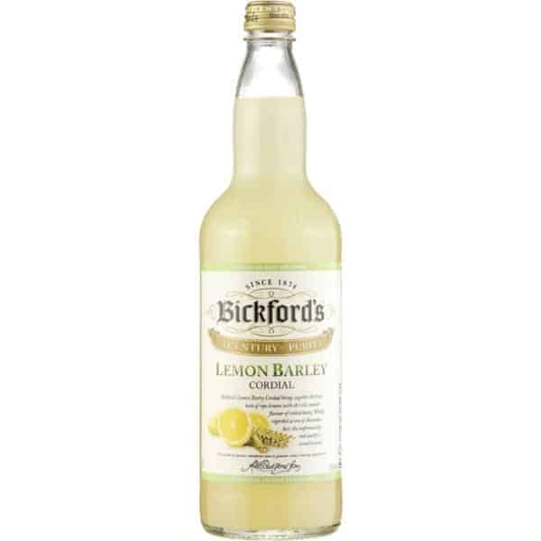 bickfords lemon barley cordial 750ml