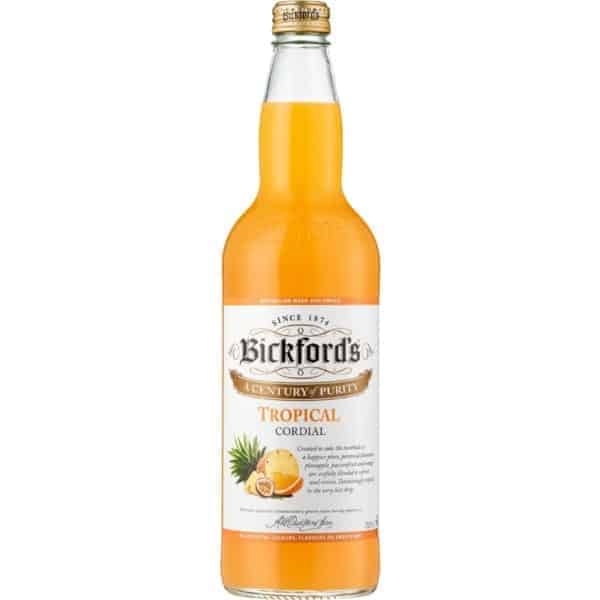 bickfords tropical cordial 750ml