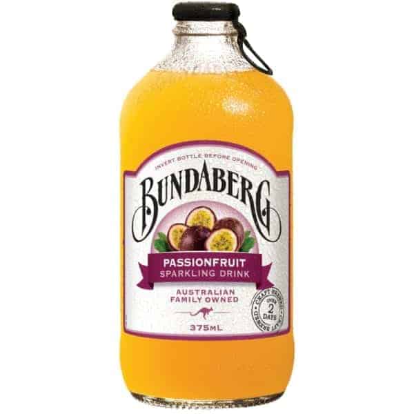 bundaberg sparkling passionfruit 375ml