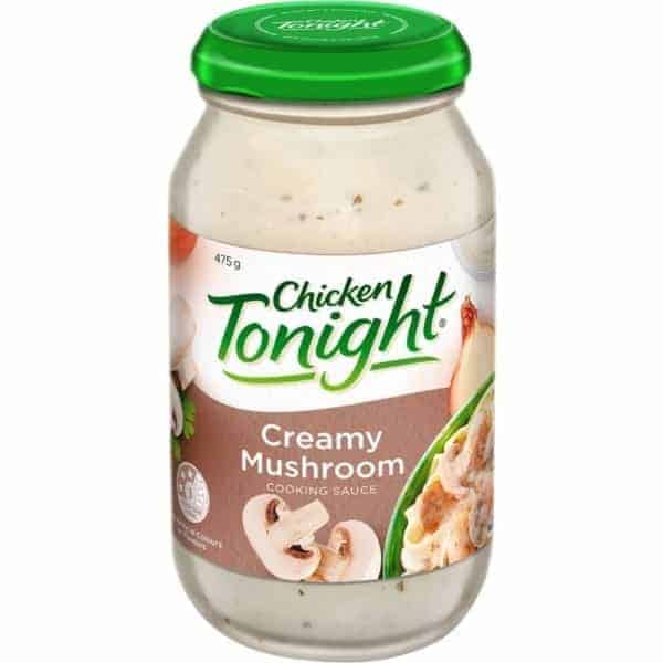 chicken tonight simmer sauce creamy mushroom 475g