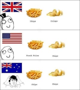 Chips or crisps