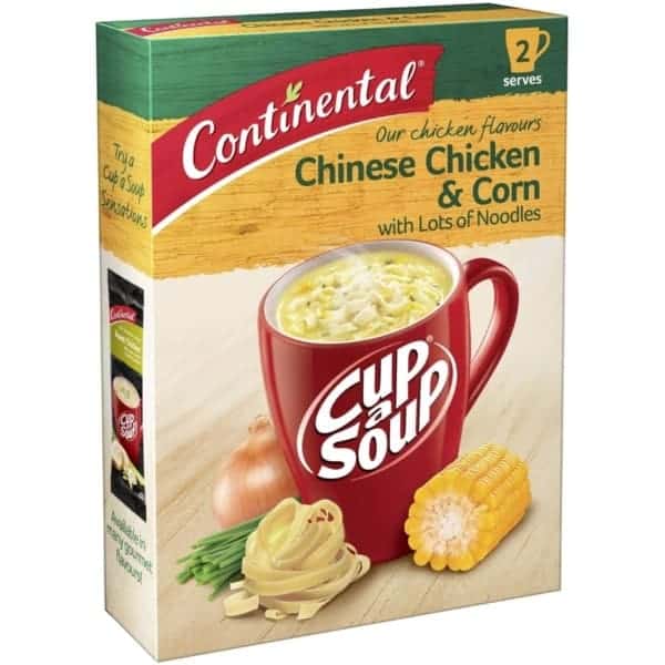continental cup a soup chinese chicken corn with lots of noodles 2 pack
