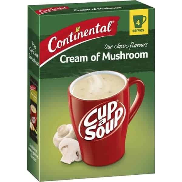 continental cup a soup classic cream of mushroom 70g