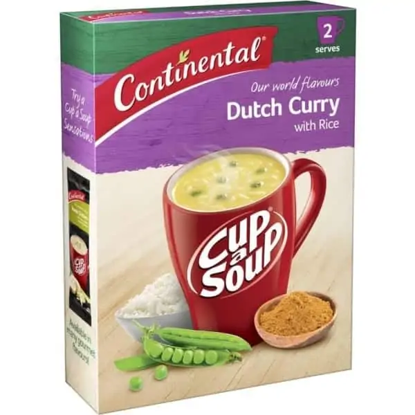 continental cup a soup dutch curry with rice 2 pack