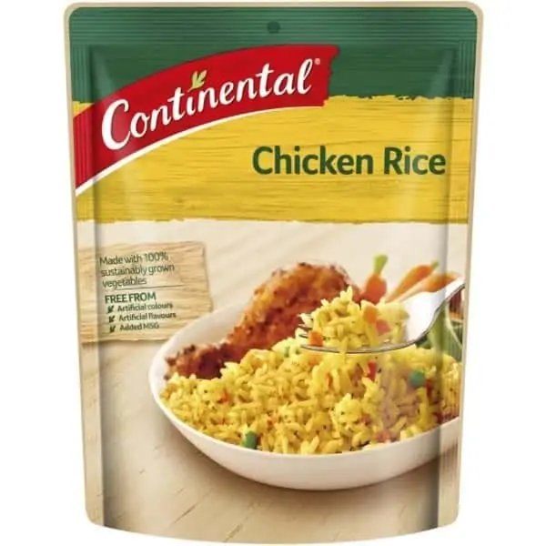 continental flavoured rice chicken 120g