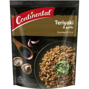 continental side dish teriyaki garlic rice 115g