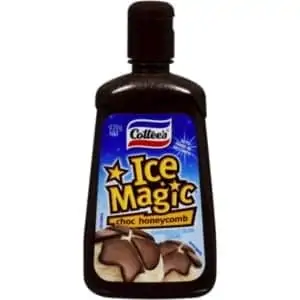 cottees ice magic choc honeycomb topping 220g