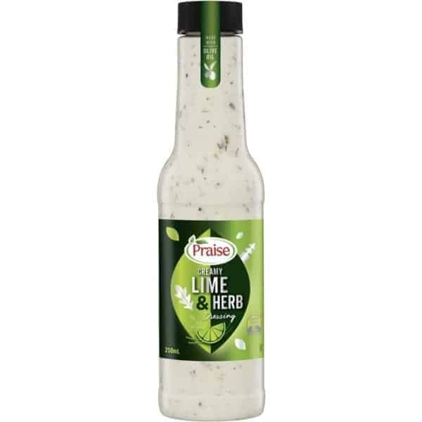 creamy lime herb dressing