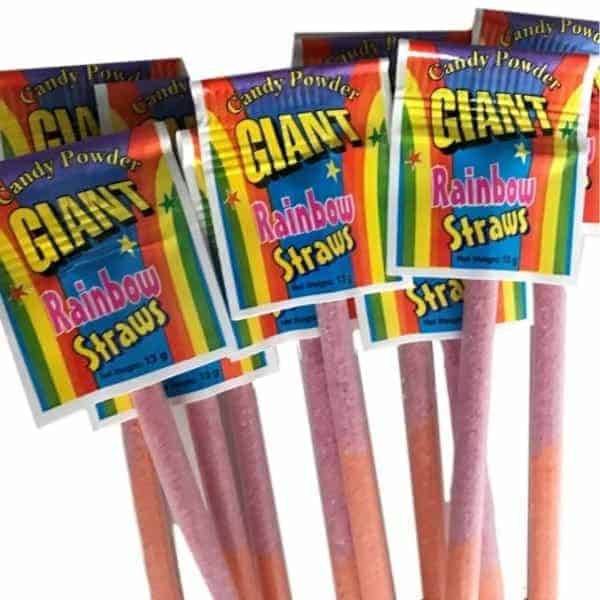 ctc giant rainbow straws 10 pack