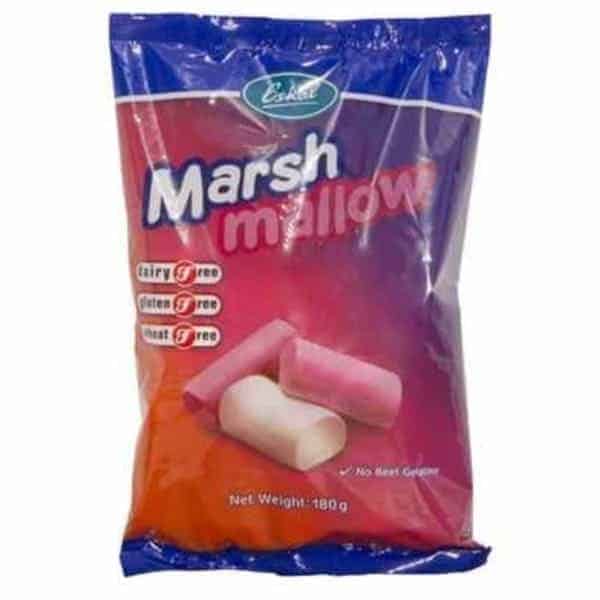eskal confectionery marshmallows gluten free 180g