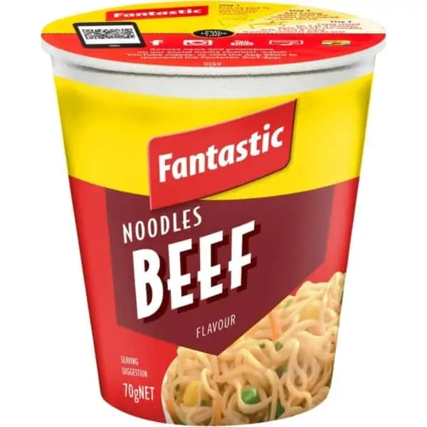 fantastic beef noodle cup 70g