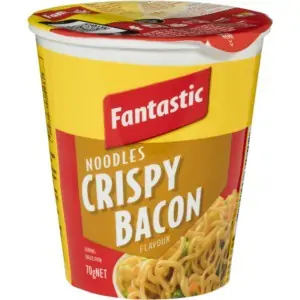 fantastic crispy bacon noodle cup 70g