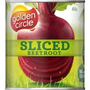 golden circle beetroot sliced 450g