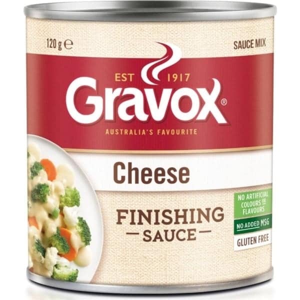 gravox cheese sauce mix mild and creamy 120g