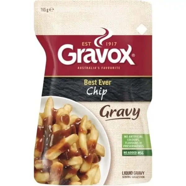 gravox gravy liquid best ever chip gravy 165g
