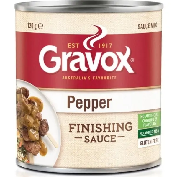 gravox gravy mix pepper sauce 140g