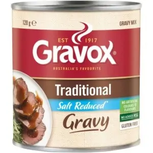 gravox gravy mix traditional reduced salt 120g