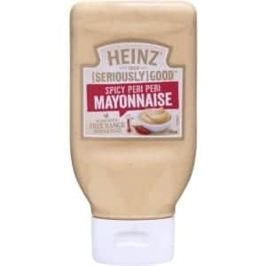 heinz seriously good peri peri spicy mayonnaise 295ml