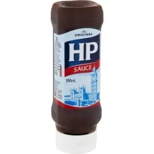 hp top down barbecue sauce 390ml