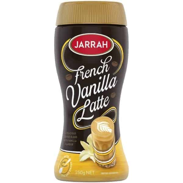 jarrah french vanilla latte french style 250g